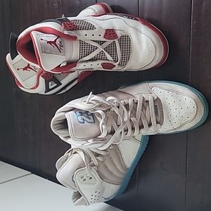 Air Jordan used still life in them $110 for both or 60 for one